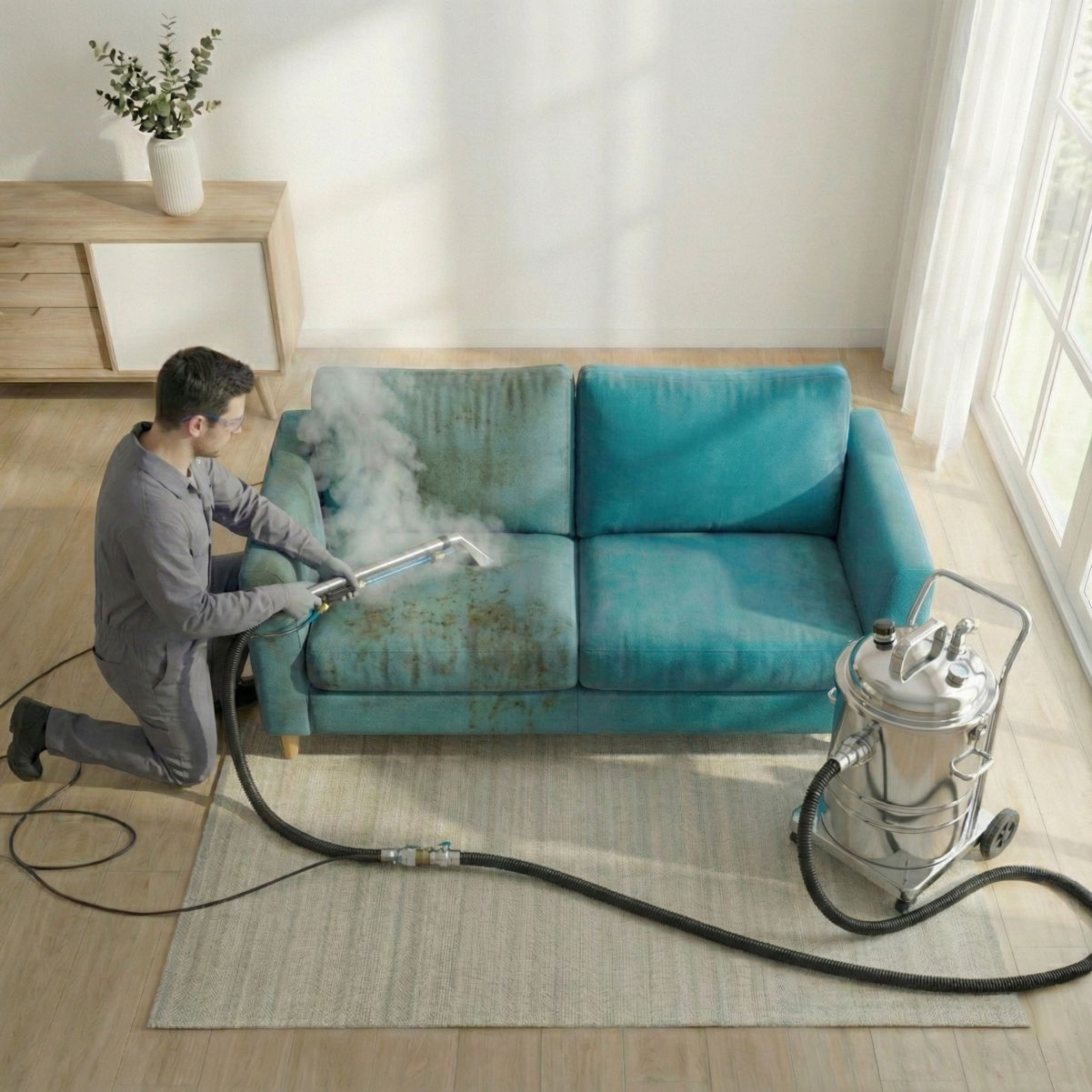 Limpeza de Estofados Profissional: Por que contratar a Clean10 transforma seus móveis e sua saúde